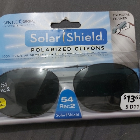 Solar Shields Polarized Clipons 54 Rec2 - Picture 1 of 2